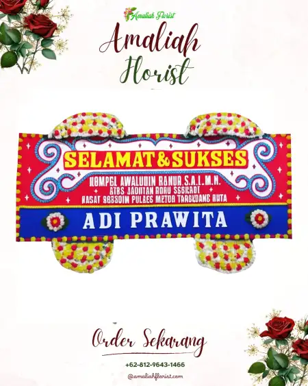 Papan Bunga Ucapan Selamat Gumayun